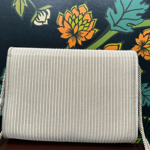 Bally Rare Vintage 1950s–60s Pleated Satin Evening Bag – NWT - Picture 8 of 12